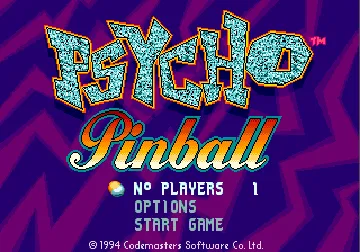 Psycho Pinball (Europe) (En,Fr,De,Es,It) (October 1994) screen shot title